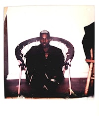 a man sitting in a chair